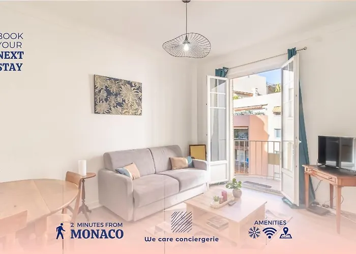 Quiet & Chic 5m To Monaco, 200m To Casino *